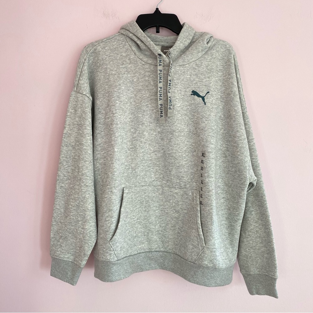 NEW Puma Heather Gray Pullover Hoodie size XL